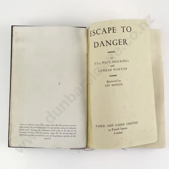 Brickhill F/Lt Paul & Norton Conrad - Escape To Danger