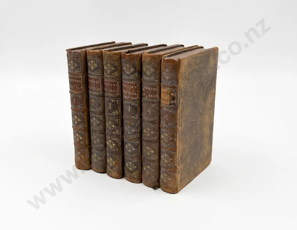 Dryden John - The First Part of Miscellany Poems (6 Volumes) Image 1++