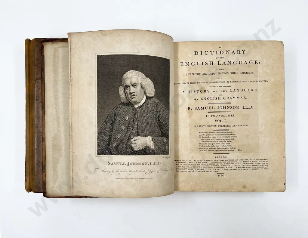 Johnson Samuel - A Dictionary of the English Language (composed 2 volume set) Image 1++