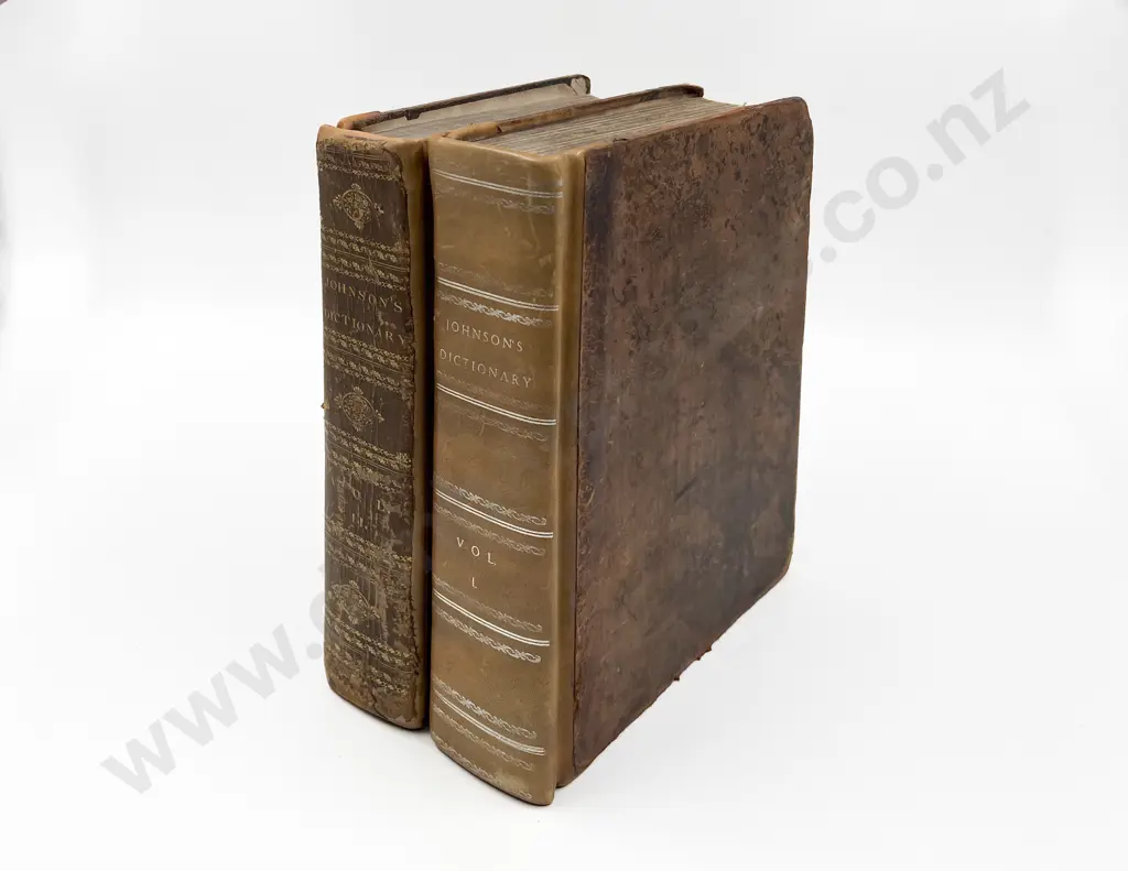 Johnson Samuel - A Dictionary of the English Language (composed 2 volume set) Image 1++
