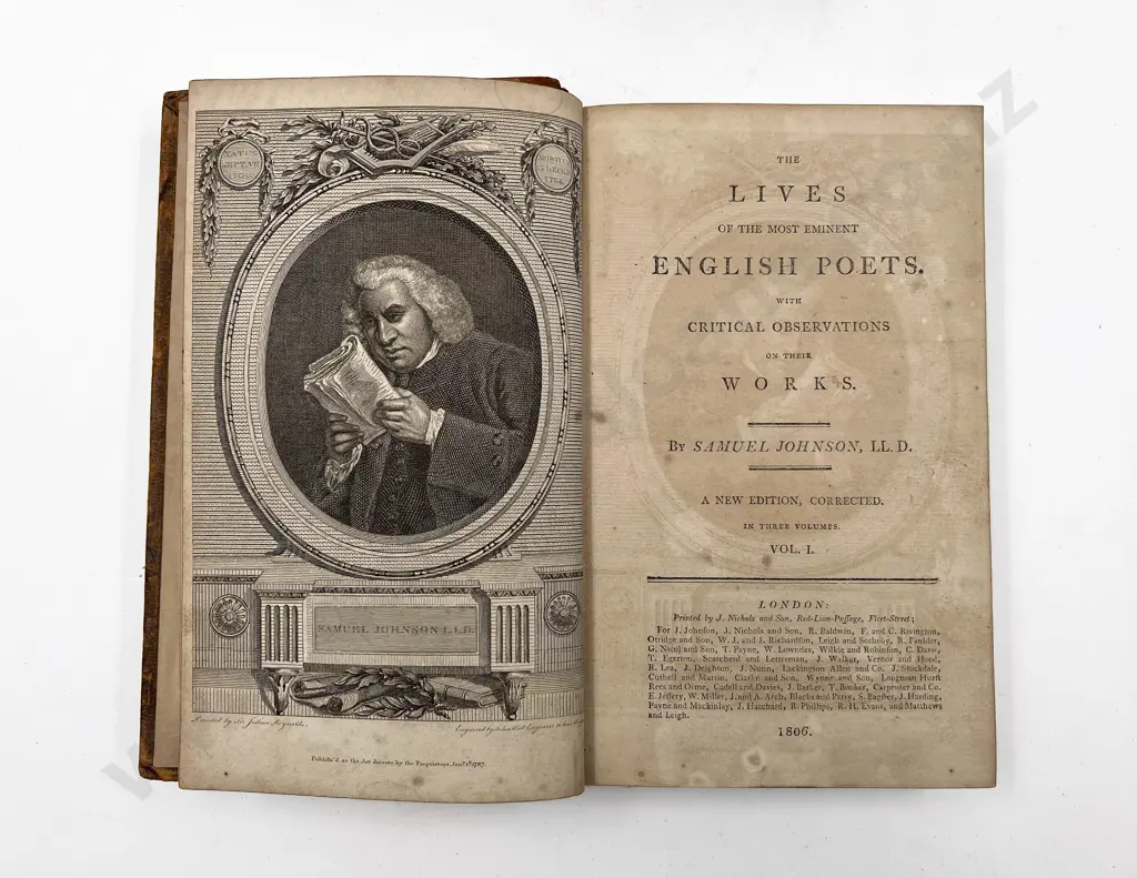 Johnson Samuel - The Lives Of The Most Eminent English Poets (3 Volumes) Image 1++