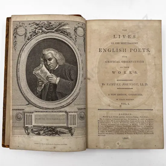Johnson Samuel - The Lives Of The Most Eminent English Poets (3 Volumes)