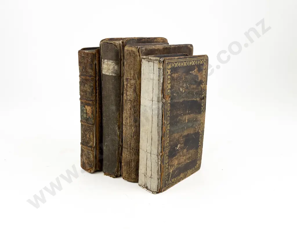 4 Small Antiquarian Volumes Image 1++