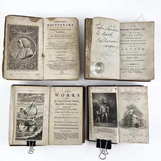 4 Small Antiquarian Volumes