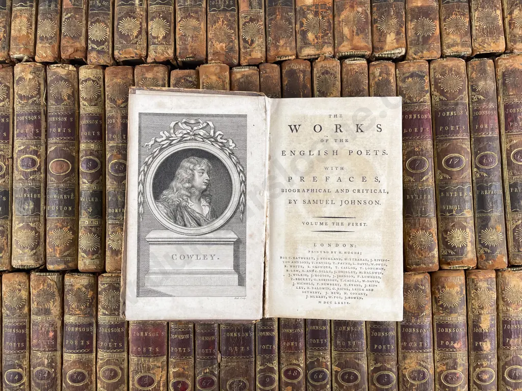 Johnson Samuel - The Works of the English Poets (68 Volumes) Image 1++
