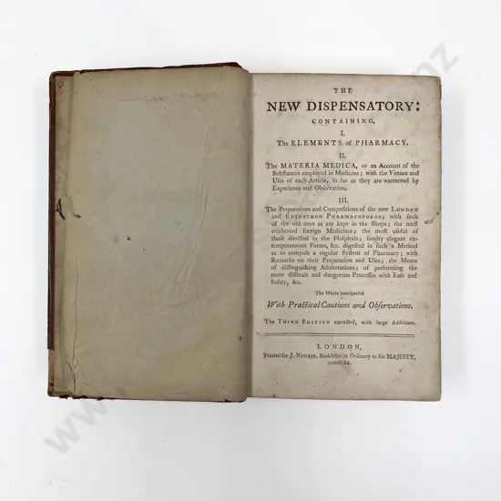 (-) The New Dispensatory