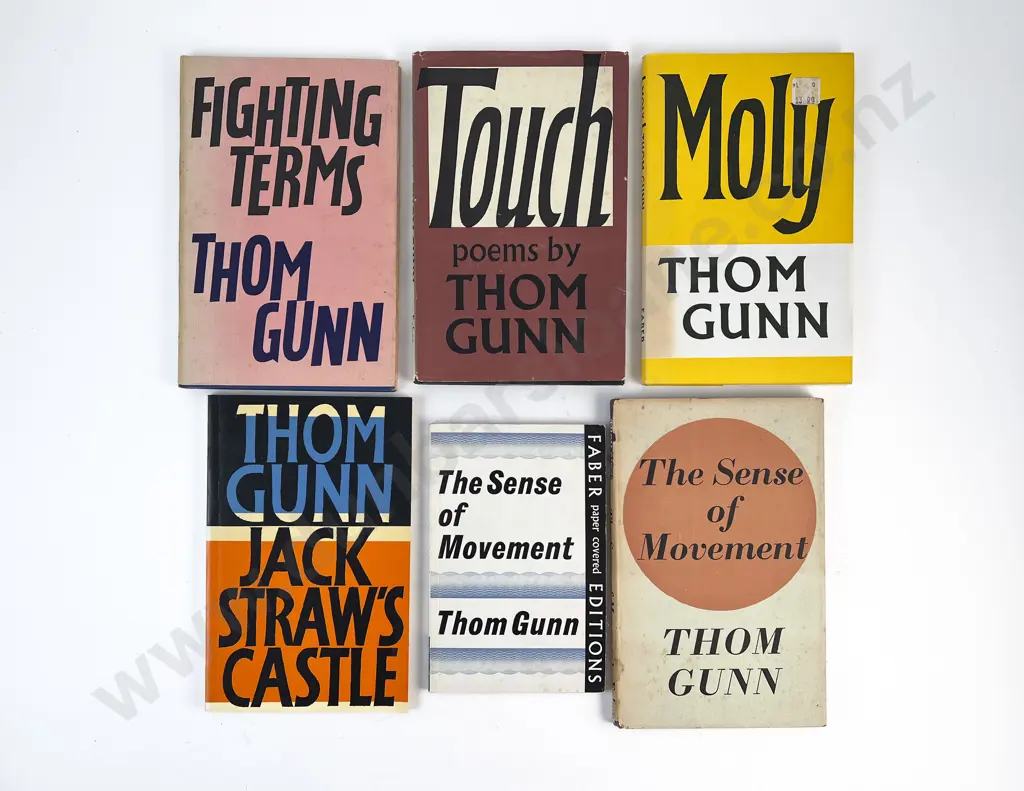 6 Volumes By Thom Gunn Image 1++