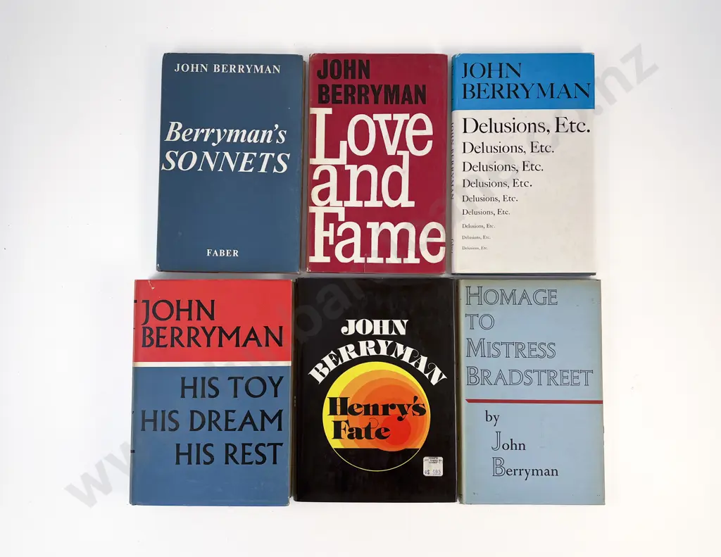 6 John Berryman Volumes Image 1++