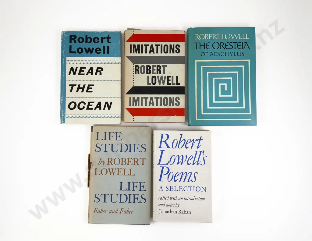 5 Volumes By Robert Lowell Image 1++