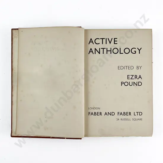 Pound Ezra - Active Anthology