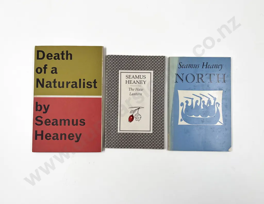 3 Poetry Volumes By Seamus Heaney Image 1++