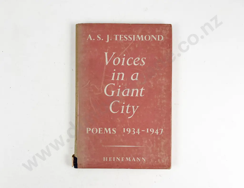 Tessimond A. S. J. - Voices in a Giant City Poems 1934-1947 Image 1++