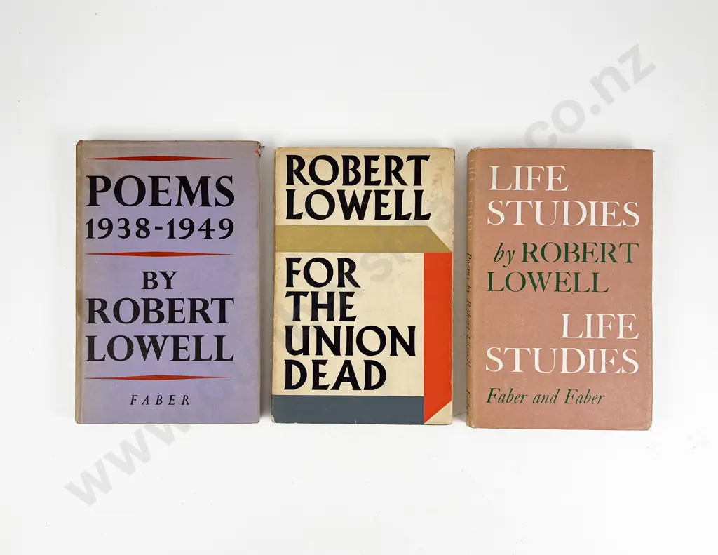3 Volumes by Robert Lowell Image 1++