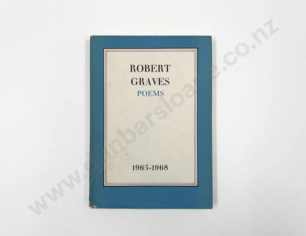 Graves Robert - Poems 1965-1968 Image 1++