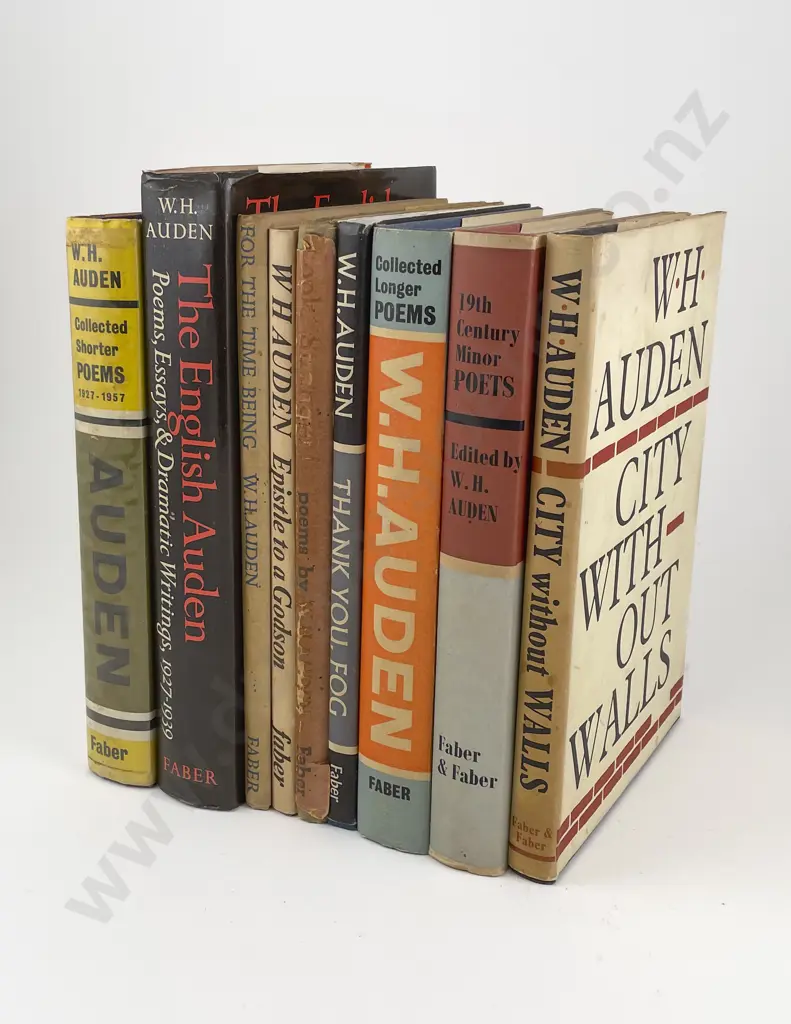 9 Volumes By W. H. Auden Image 1++