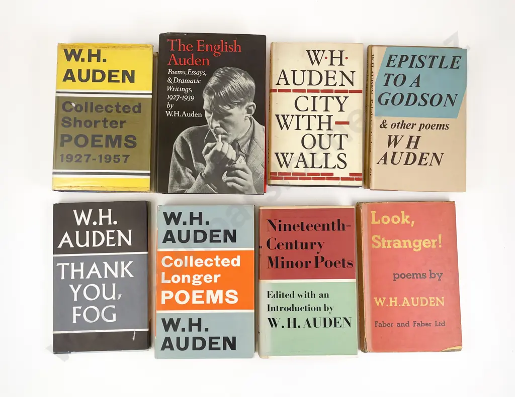 9 Volumes By W. H. Auden Image 1++