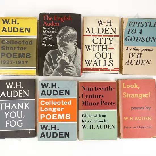 9 Volumes By W. H. Auden