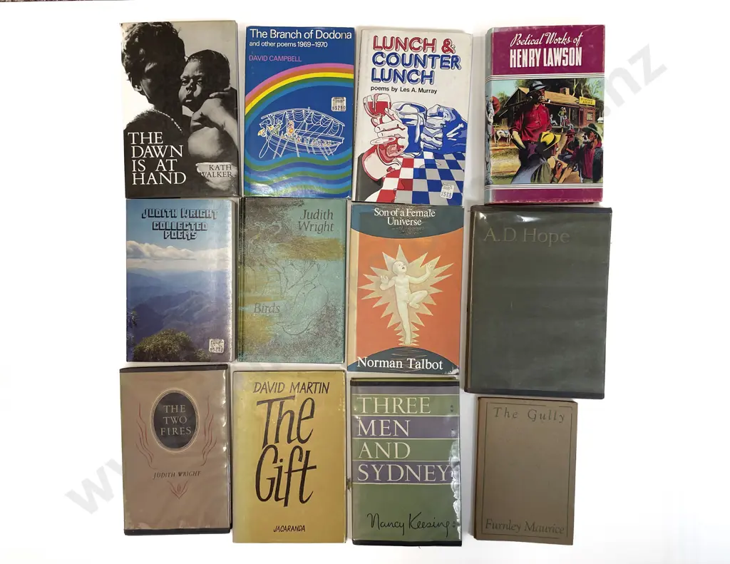 Carton Of Assorted Poetry Books Image 1++
