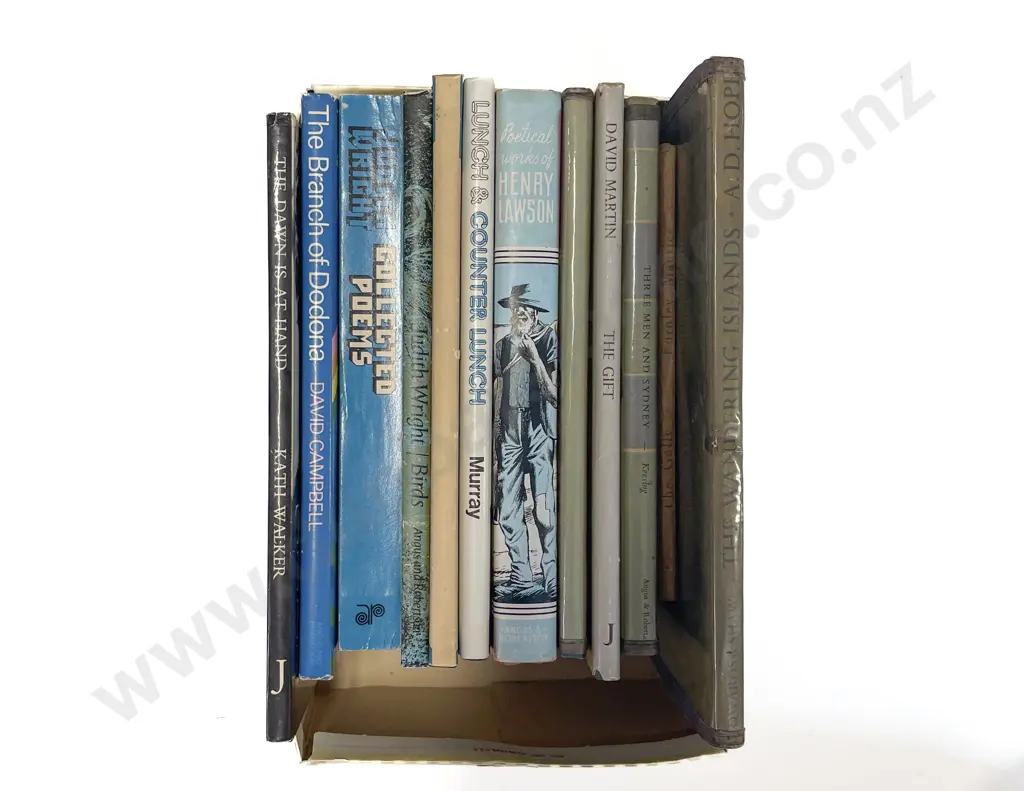 Carton Of Assorted Poetry Books Image 1++