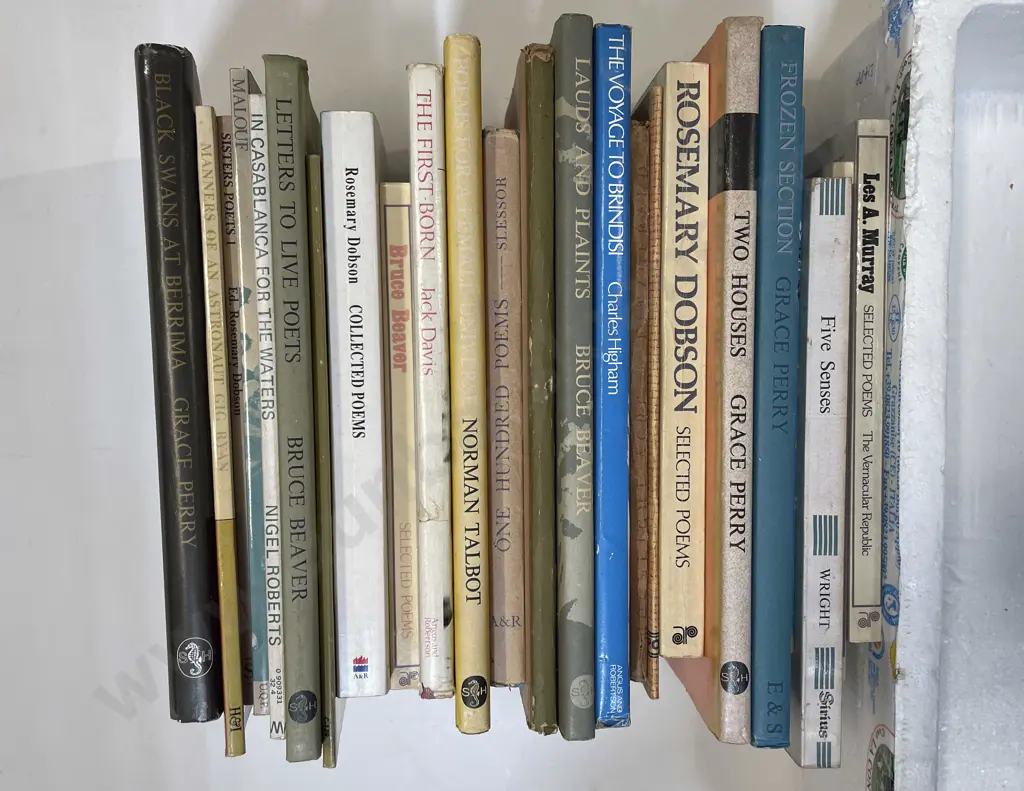 Carton Of Assorted Poetry Books Image 1++