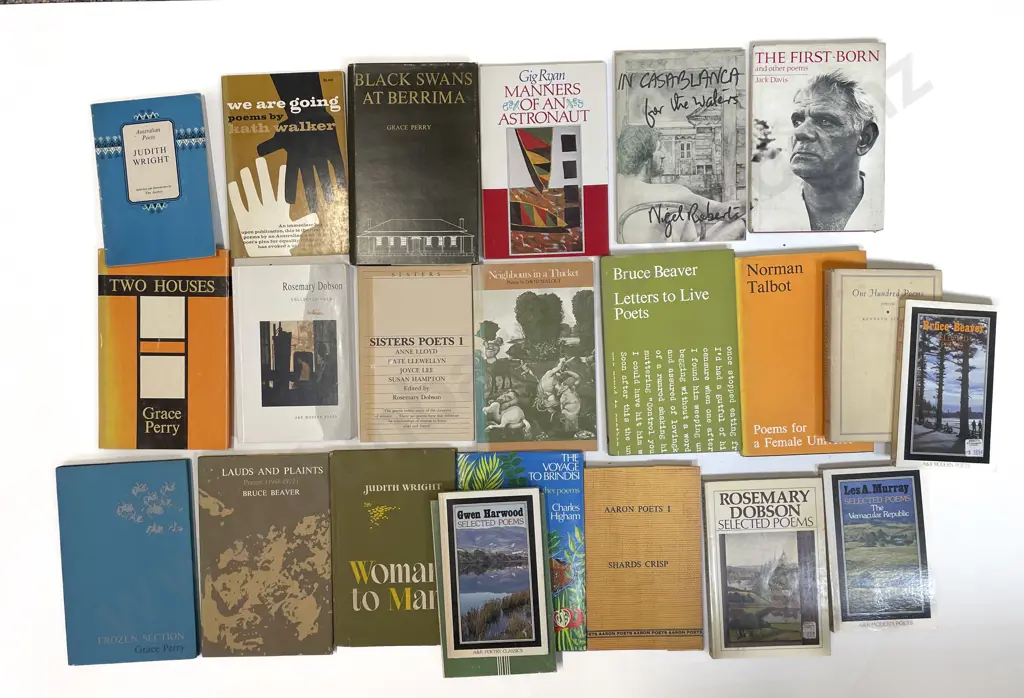 Carton Of Assorted Poetry Books Image 1++