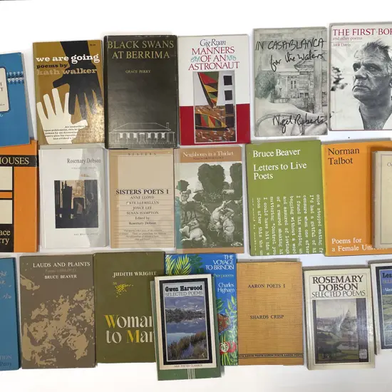Carton Of Assorted Poetry Books