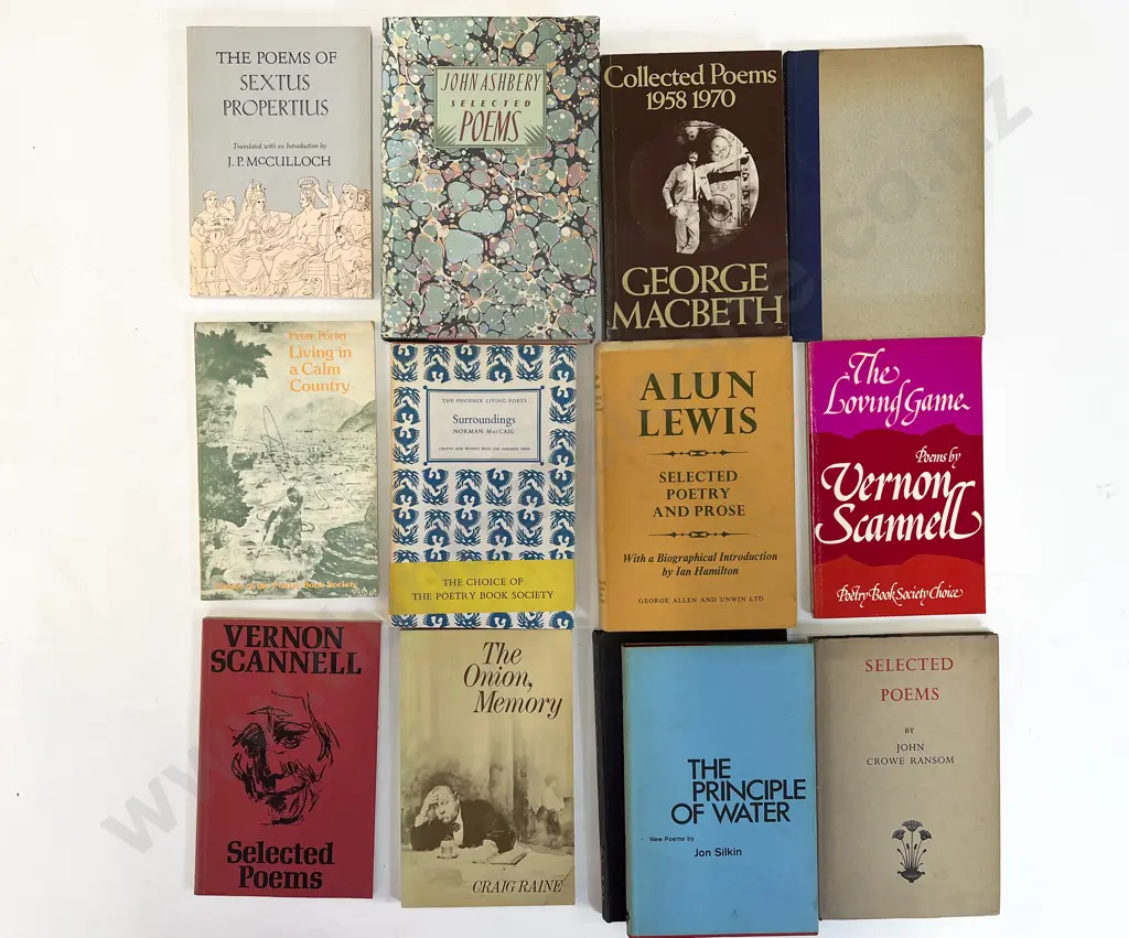 Carton Of Assorted Poetry Books Image 1++