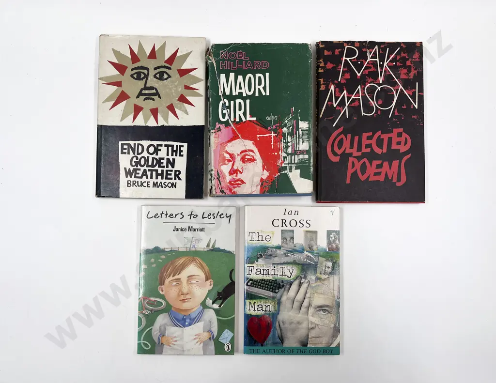 5 New Zealand Literary Volumes Image 1++