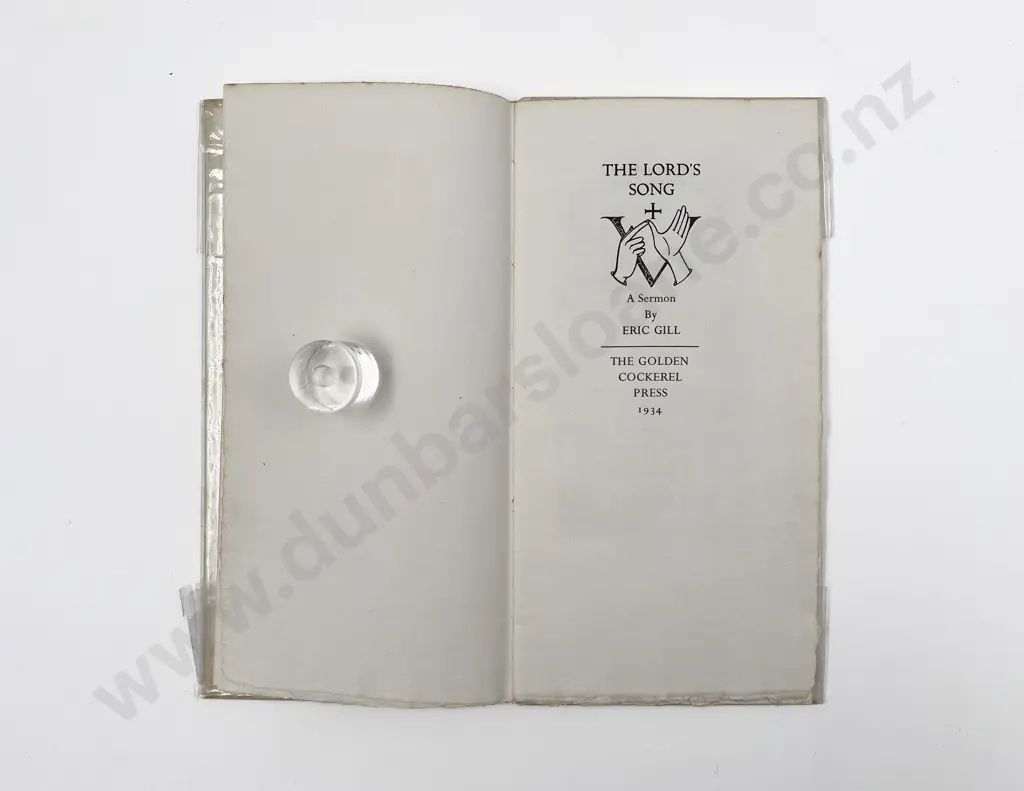 Gill Eric - The Lord's Song A Sermon Image 1++