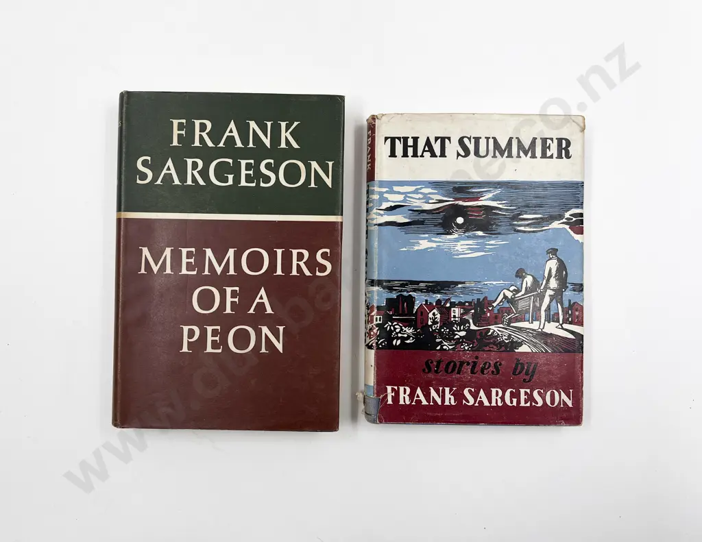 2 First Editions By Frank Sargeson Image 1++