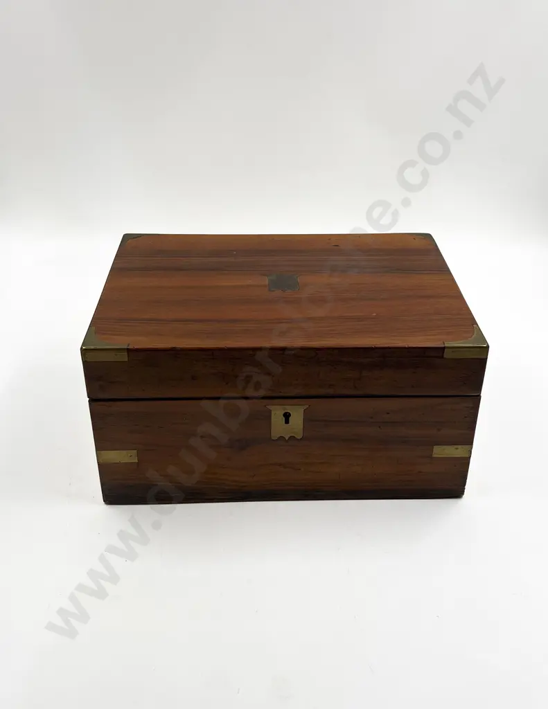 Victorian Brass Bound Writing Slope Image 1++