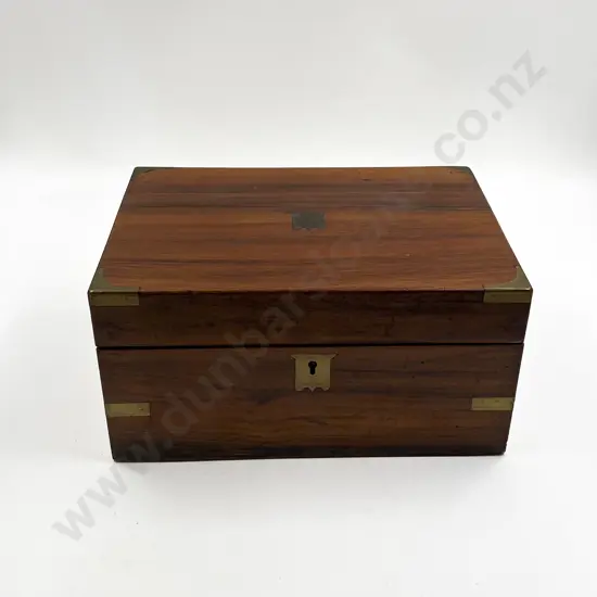 Victorian Brass Bound Writing Slope