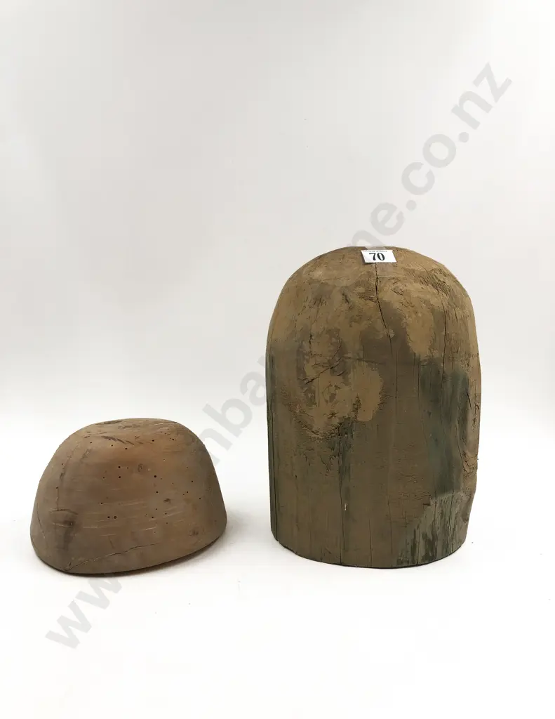 Two Vintage Hat Blocks Etc. Image 1++
