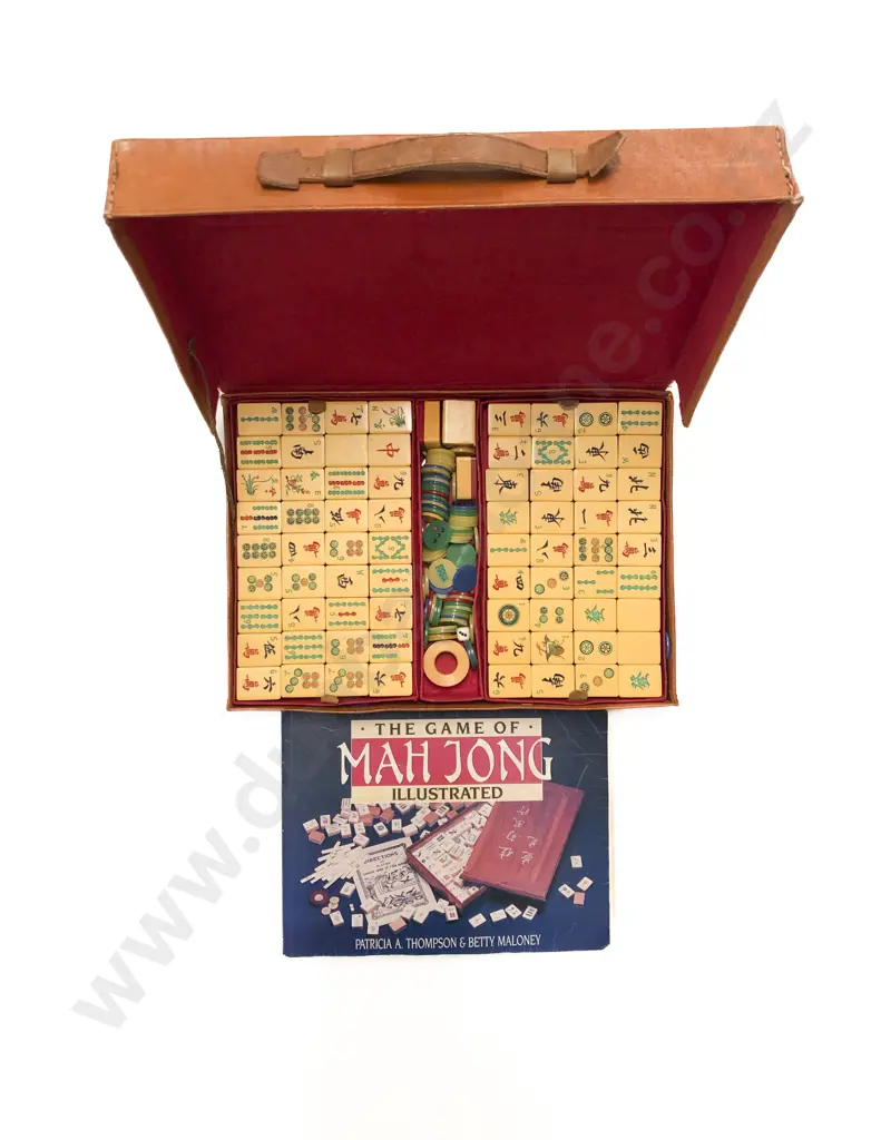 Mahjong Set in Case Image 1++