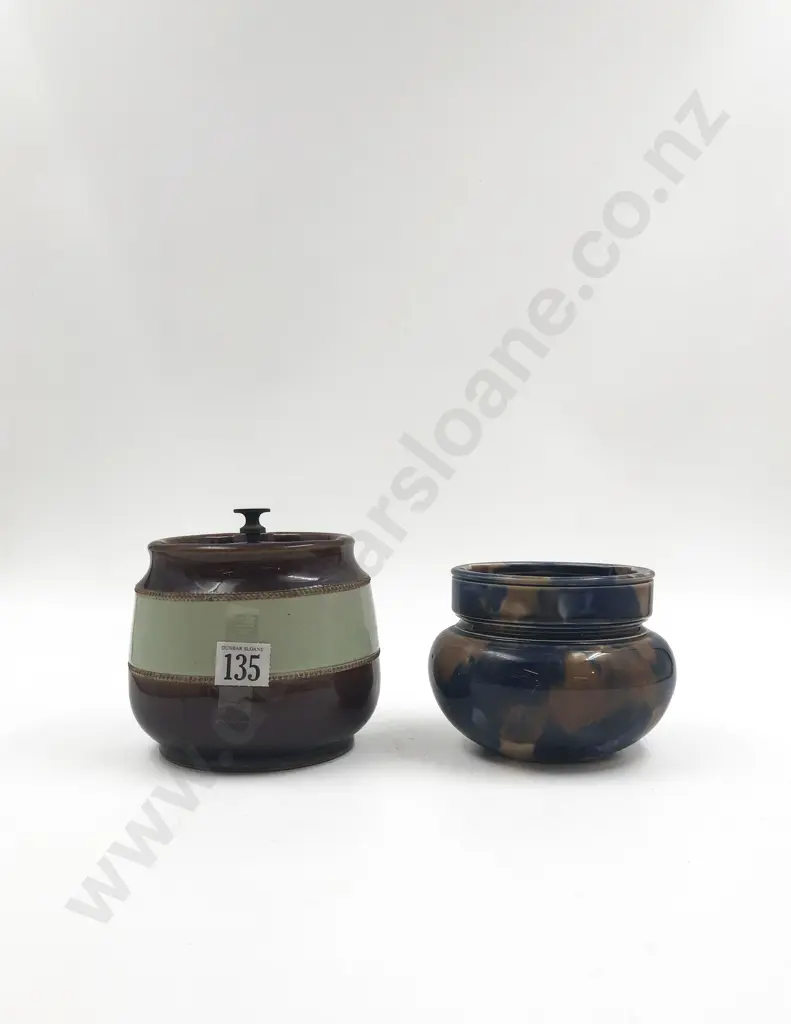 Two Vintage Stoneware Ash Trays Image 1++