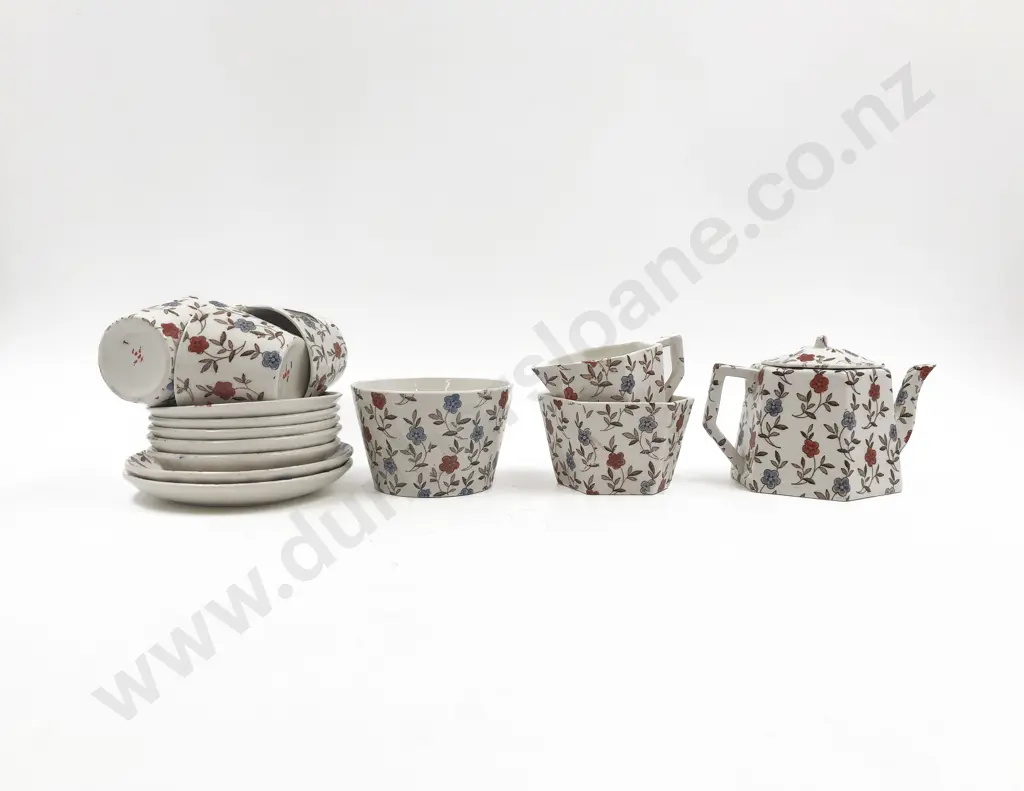 Miniature Floral Decorated Part Coffee Set Image 1++