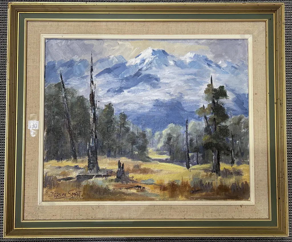 Bernice Smart "Winter Mist West Coast" Oil on Board Image 1++