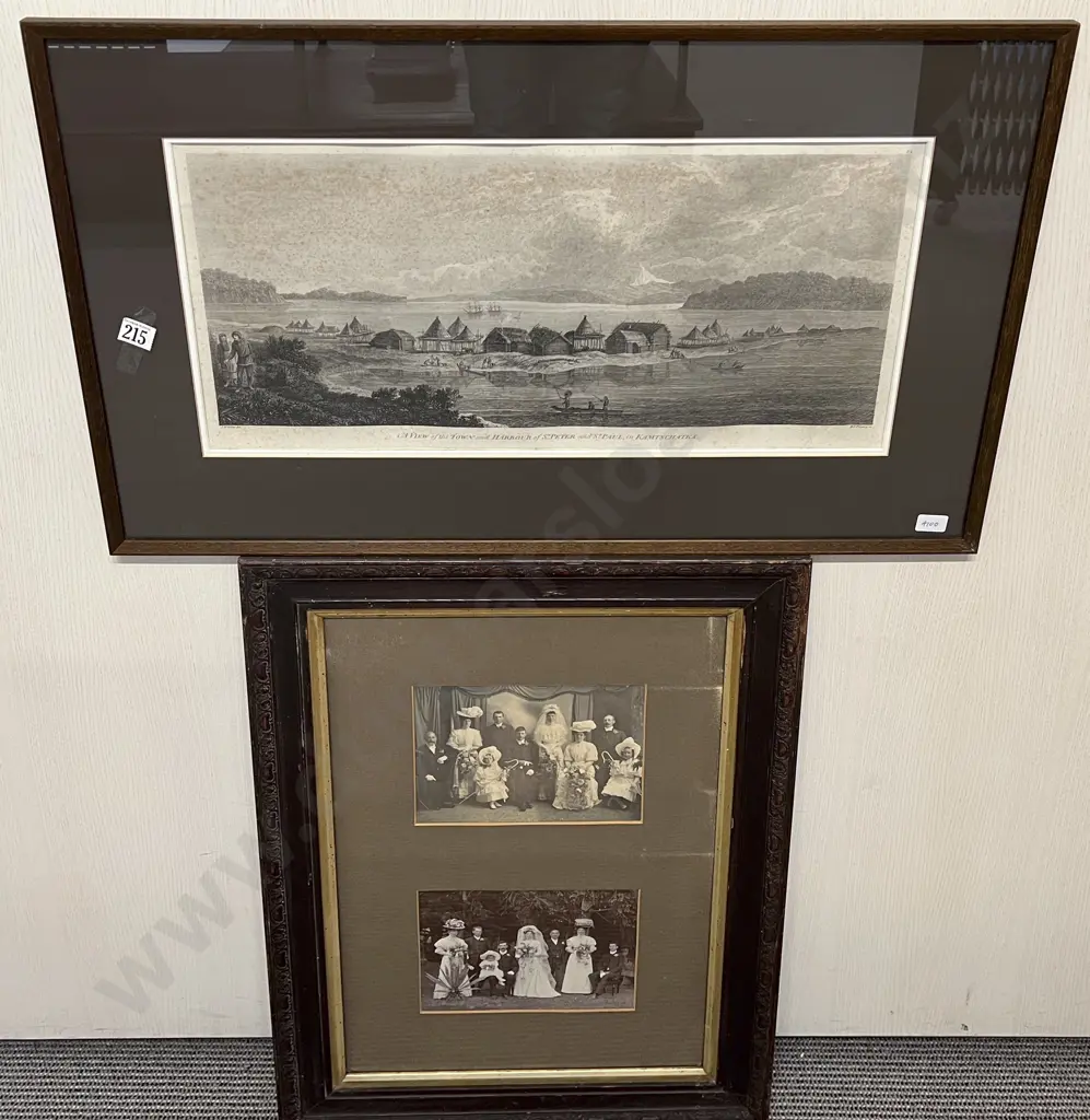 Vintage Bookplate together with Framed B&W Photographs Image 1++