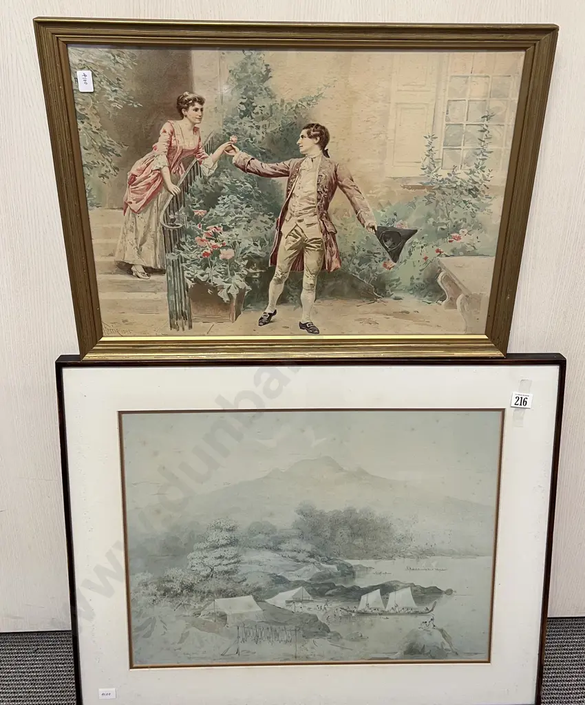Charles Heaphy Print together with G.Ferris Print Image 1++