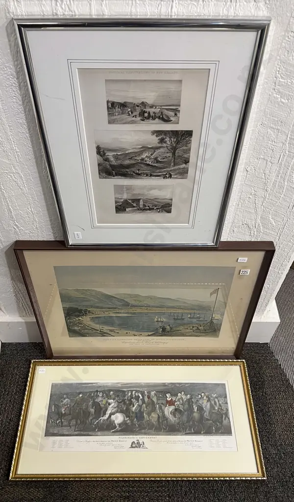 NZ Historical Bookplate together with Other Bookplate and Other Print Image 1++