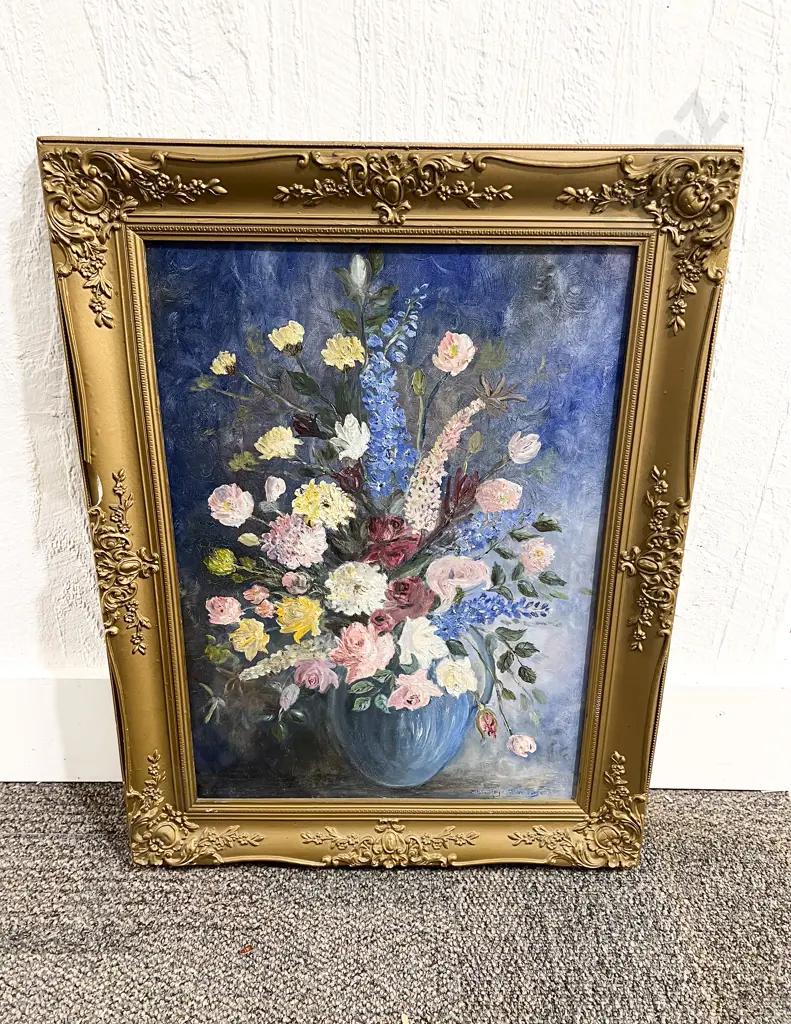 Dorothy Graham Floral Still Life Oil Image 1++