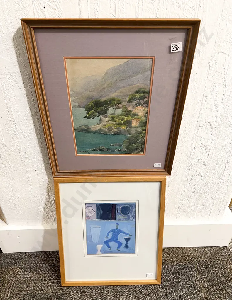 H.Walker Watercolour together with Print Image 1++