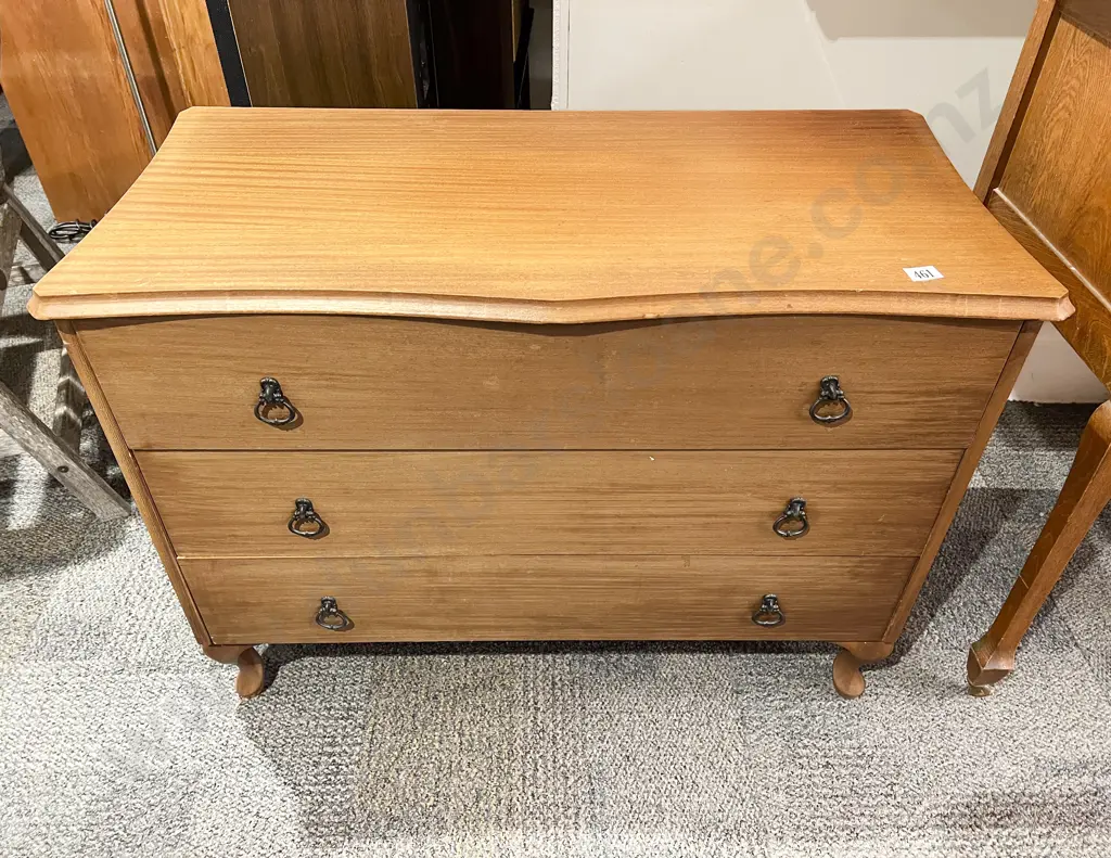 Lowboy Three Drawer Chest of Drawers Image 1++