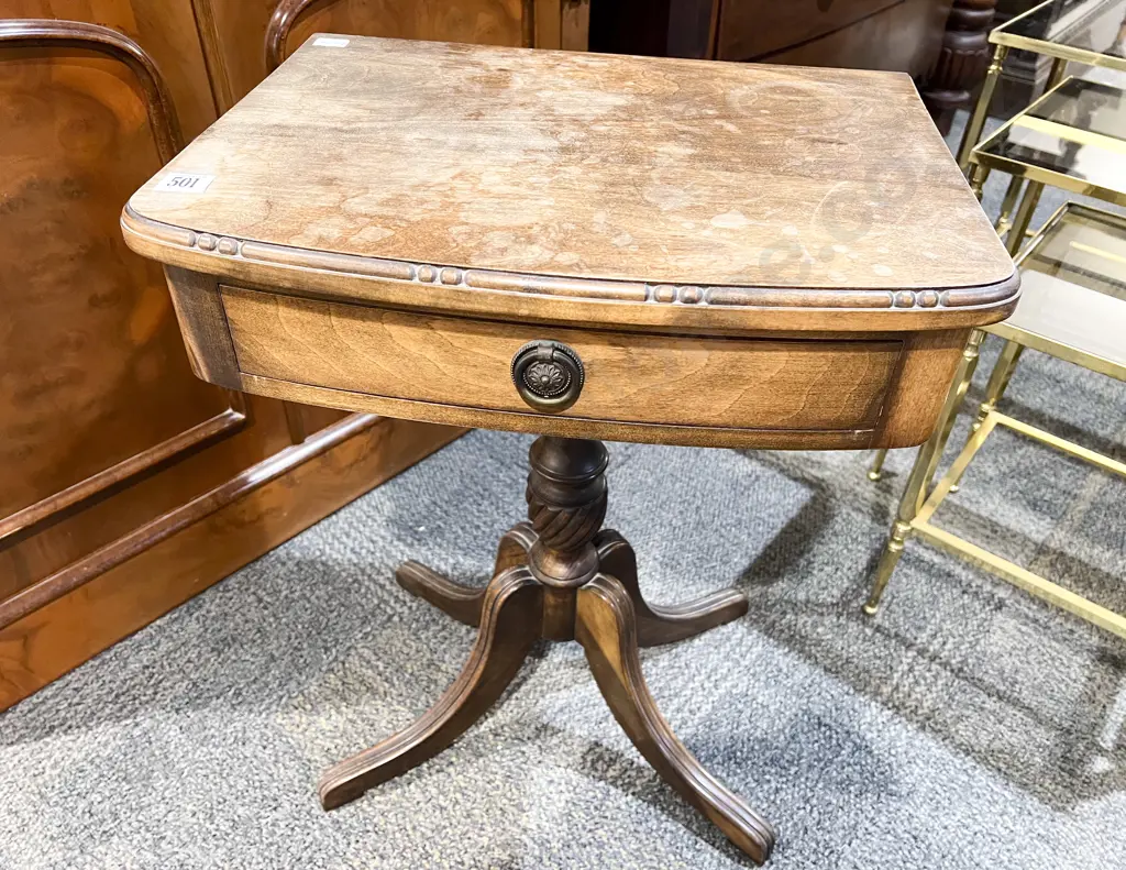 Single Drawer Telephone Table Image 1++