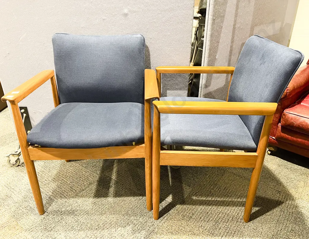 Pair of Backhouse Diplomat Design Armchairs Image 1++