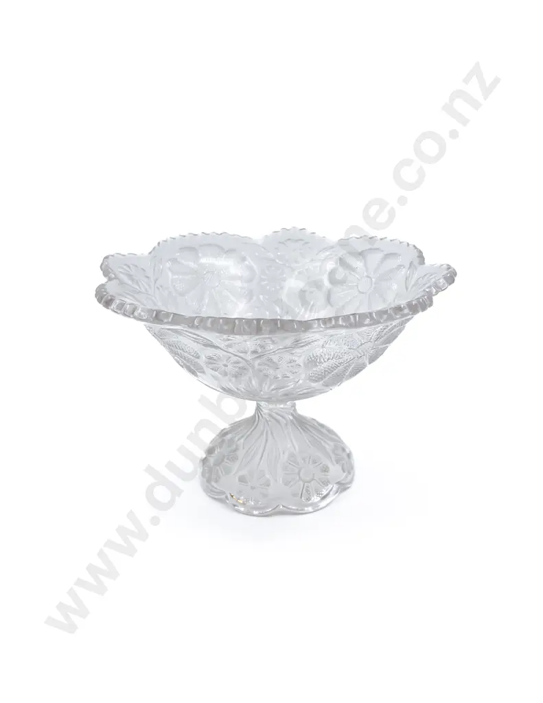 Late Vict. Pressed Glass Comport Image 1++