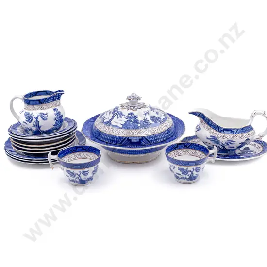 Booths Real Old Willow Pattern Dinnerware