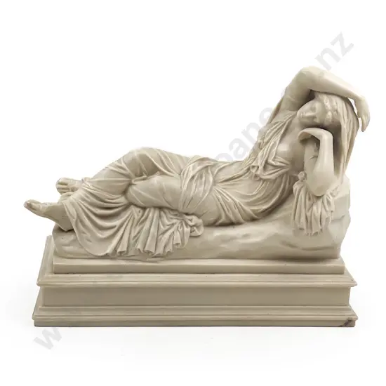 Heavy Resin Copy of Seated Classical Sculpture