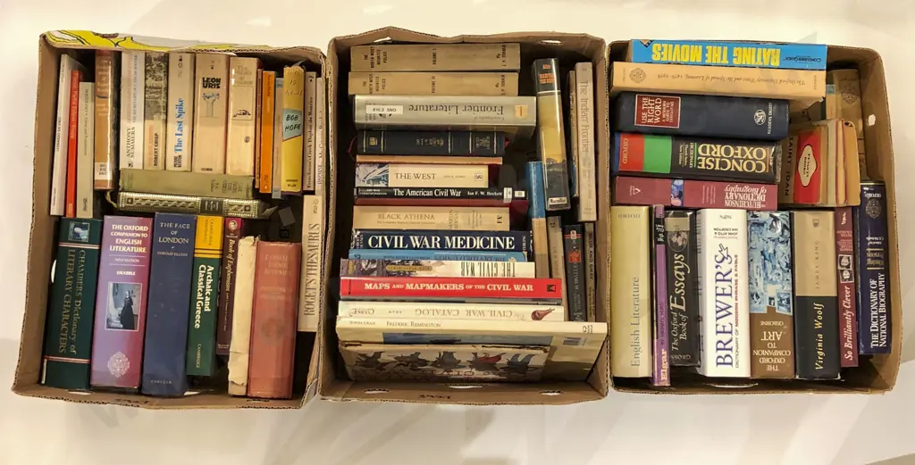 Three Boxes of Assorted Books Image 1++