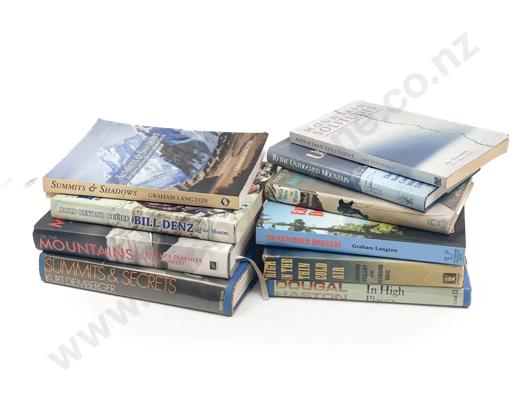 Qty of Assorted Mountaineering Reference Volumes Image 1++